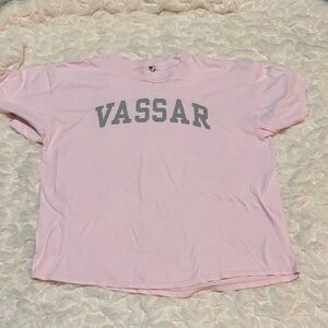 Vintage Vassar Pink Short Sleeve Tee